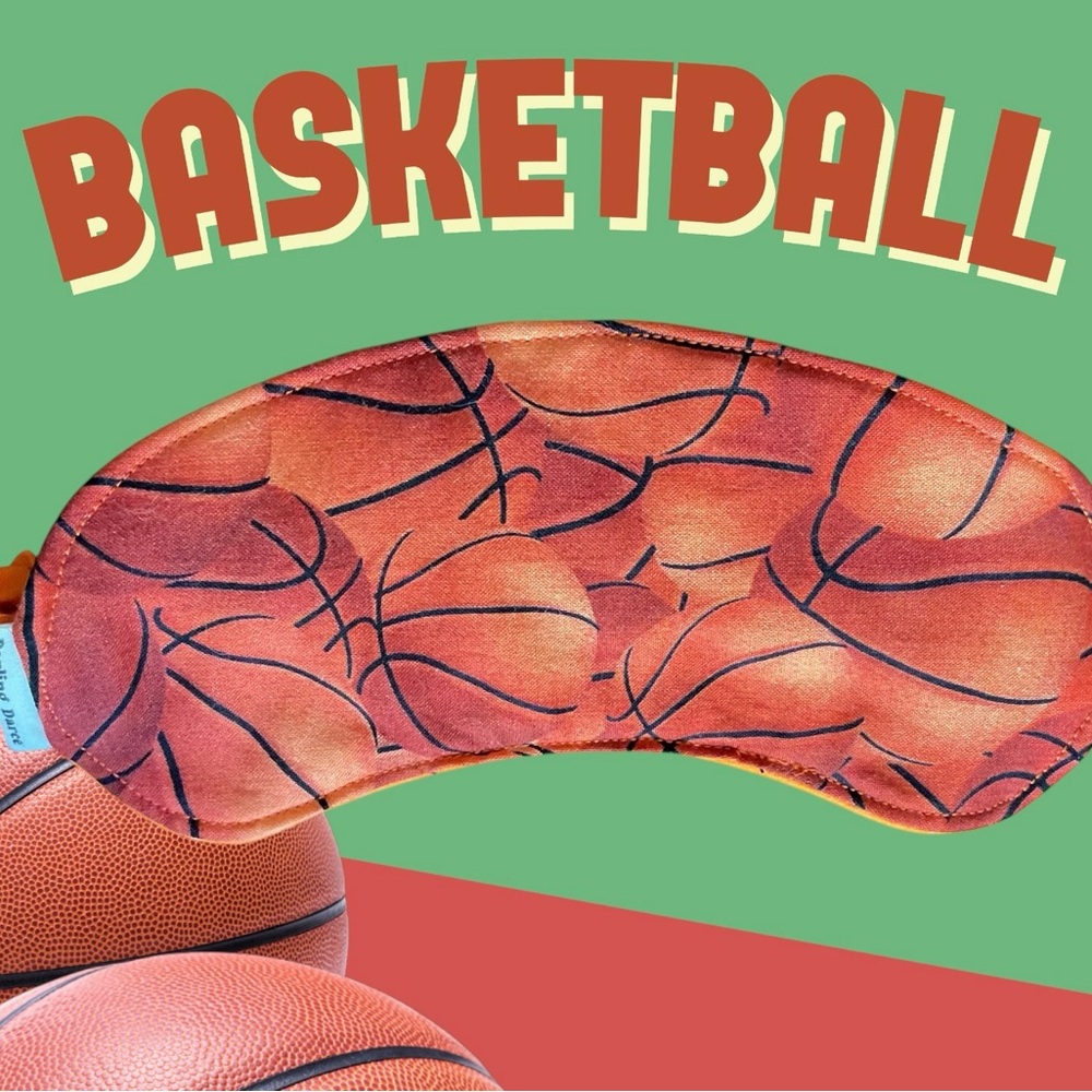 Basketball Print Sleep Mask